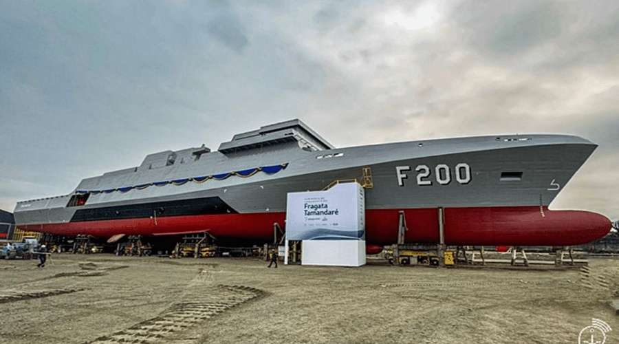 Ceremonia wodowania i chrztu fregaty Tamandaré / Portal Stoczniowy